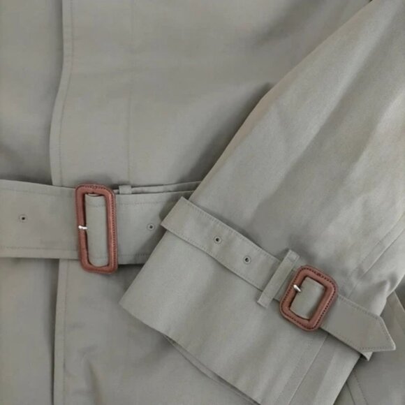 940196BT (L2) Burberry Coats Beige Cotton - Picture 6 of 10